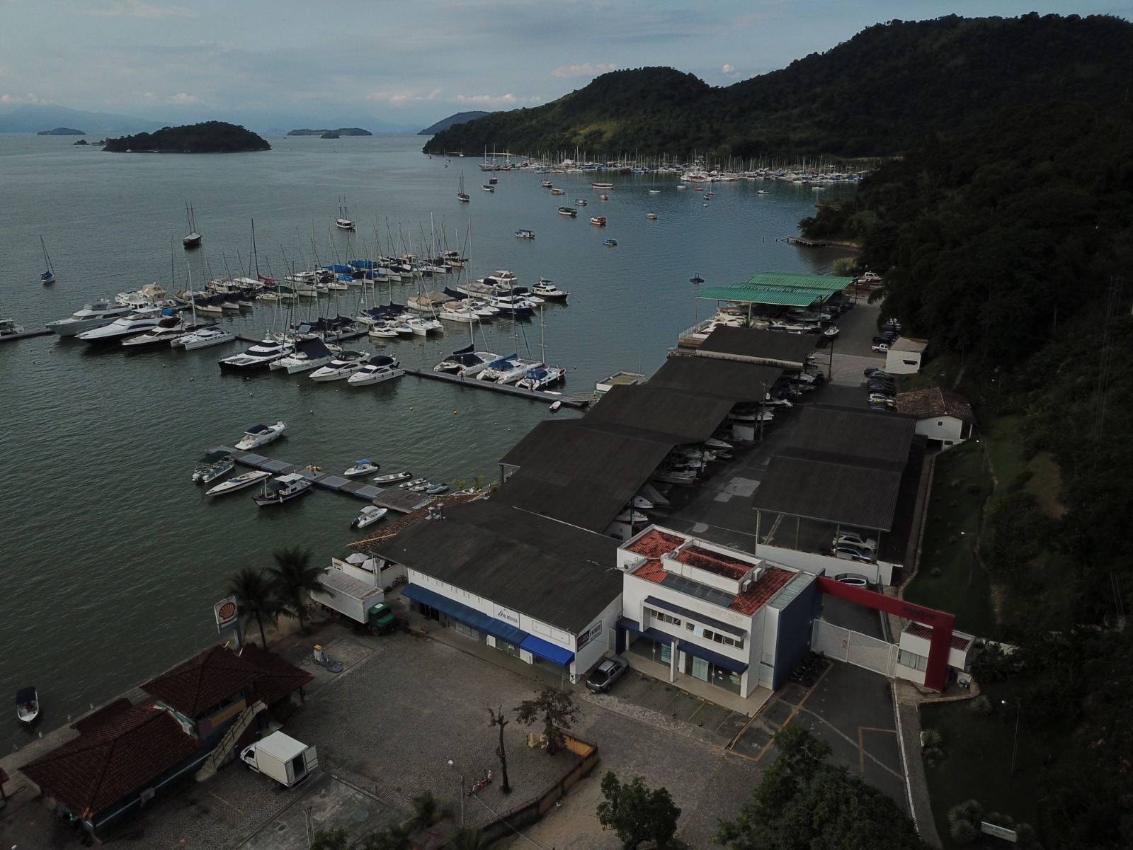 Vista aérea da Marina 188